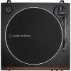 imageAudioTechnica AtLP60XGM Fully Automatic BeltDrive Stereo Turntable GunmetalBlack HiFidelity Plays 33 13 and 45 RPM Vinyl Records Dust Cover AntiResonance DieCast Aluminum PlatterBrown