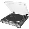 imageAudioTechnica AtLP60XGM Fully Automatic BeltDrive Stereo Turntable GunmetalBlack HiFidelity Plays 33 13 and 45 RPM Vinyl Records Dust Cover AntiResonance DieCast Aluminum PlatterGun Metal