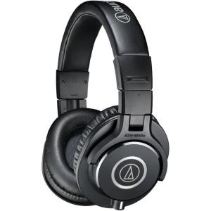 imageAudioTechnica ATHM40x Professional Studio Monitor Headphone Black With Cutting Edge Engineering 90 Degree Swiveling Earcups Prograde EarpadsHeadband Detachable Cables IncludedATHM40X