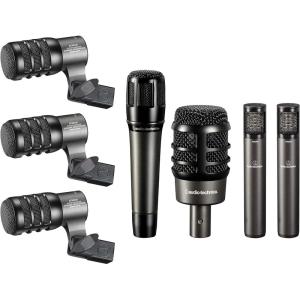 imageAudioTechnica ATMDRUM4 4Piece Drum Microphone Pack with CaseATMDRUM7